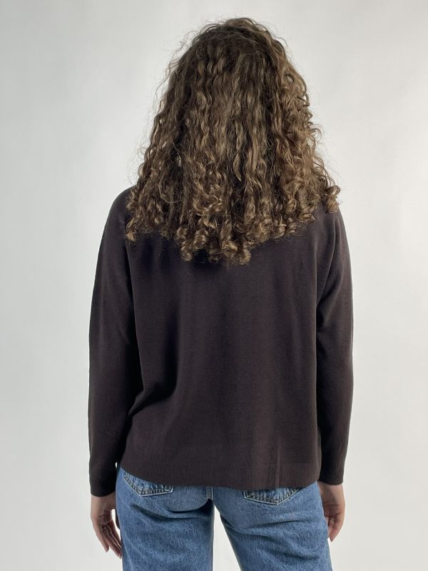 Cardigan Knit - San Babila - cioccolato