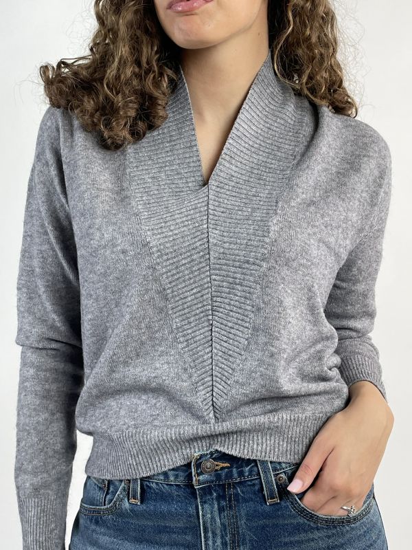 Maglia manica lunga Knit - San Babila - grigio