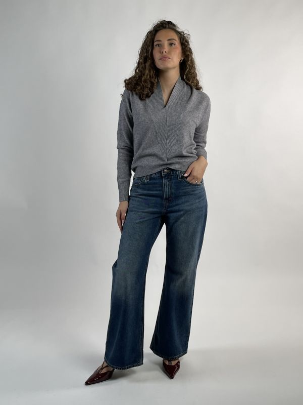 Maglia manica lunga Knit - San Babila - grigio