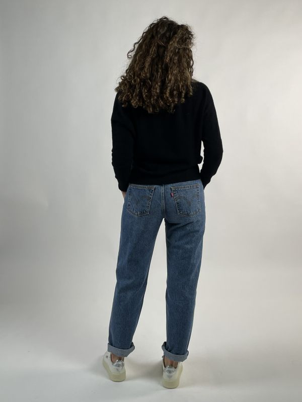Maglia manica lunga Knit - San Babila - nero