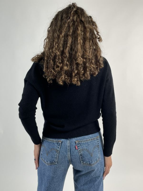 Maglia manica lunga Knit - San Babila - nero