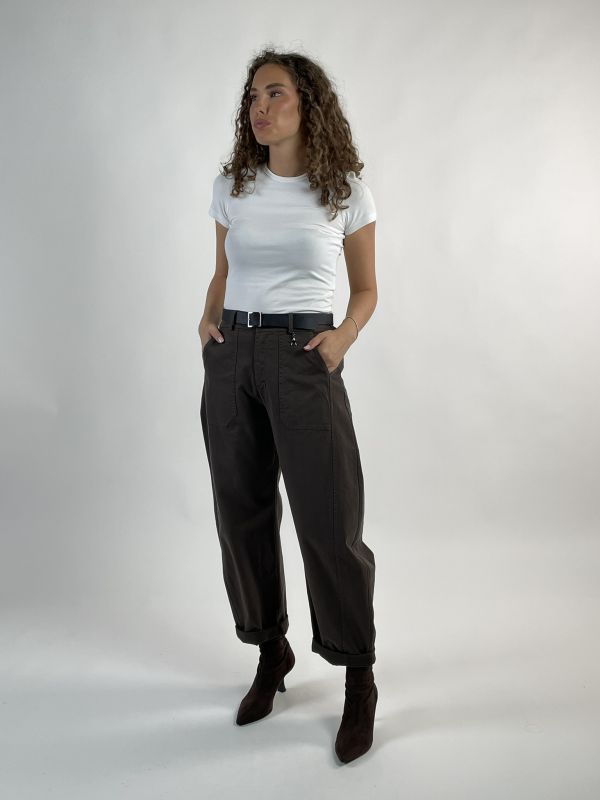 Pantalone Susy Mix - moro
