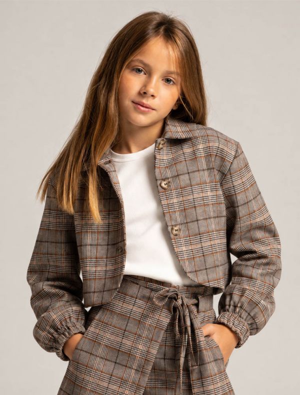 Camicia manica lunga Melany Rose - tartan