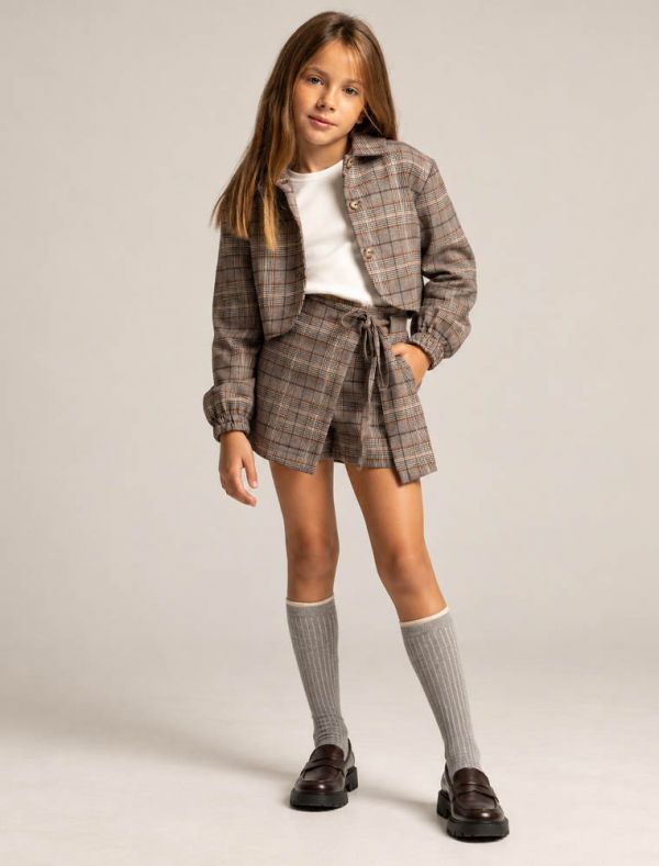 Camicia manica lunga Melany Rose - tartan