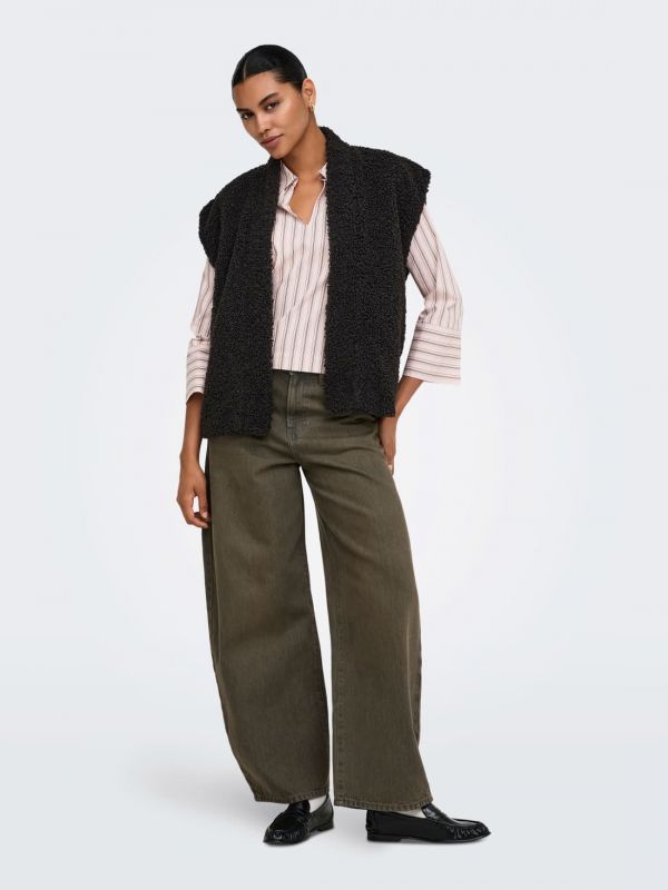 Gilet Only - marrone