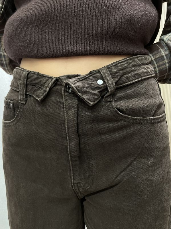 Pantalone jeans Auda - marrone