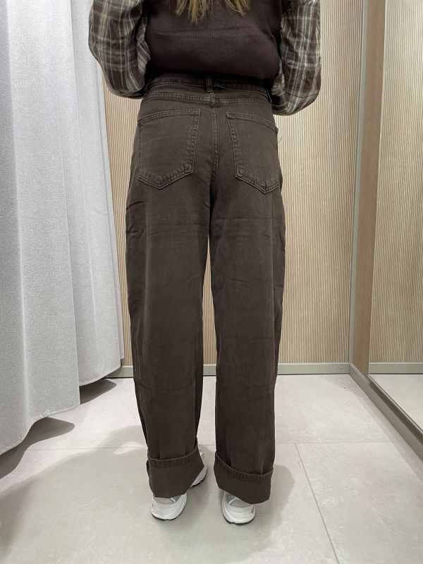 Pantalone jeans Auda - marrone