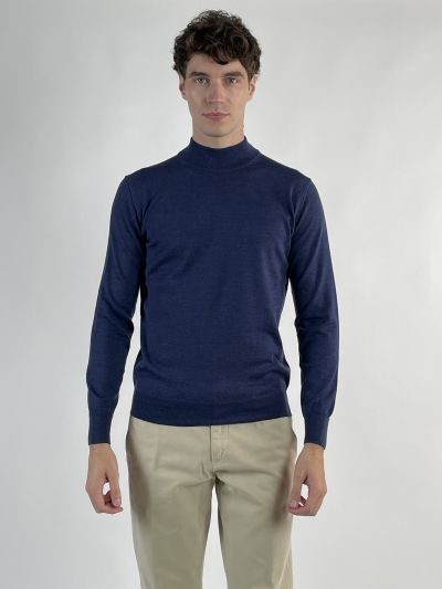 Lupetto Morgano - blu melange