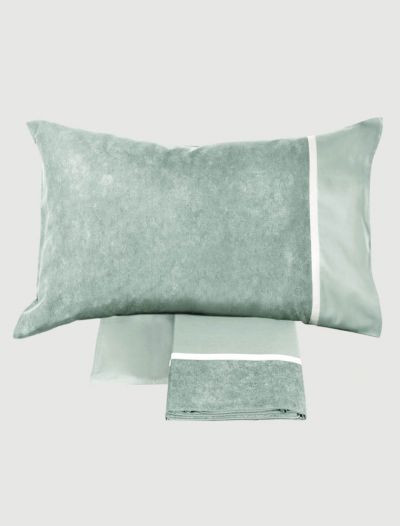 Completo lenzuola 2 piazze Fazzini - verde