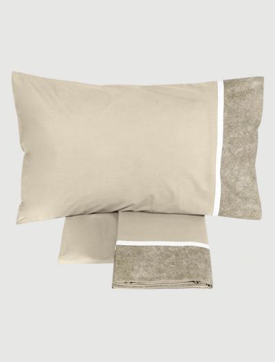 Completo lenzuola 2 piazze Fazzini - torrone