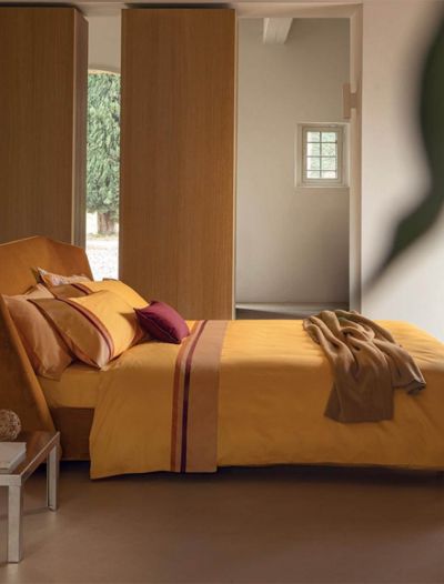 Completo lenzuola 2 piazze Fazzini - zucca