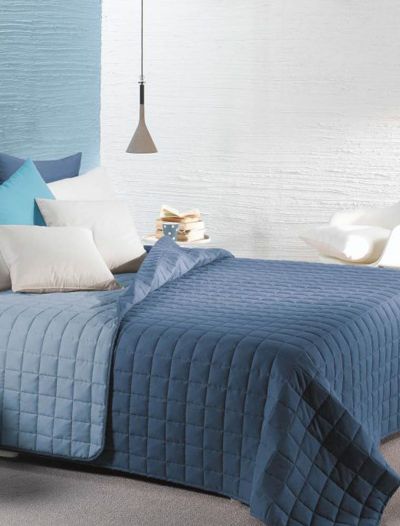 Quilt 2 piazze Caleffi - bluette