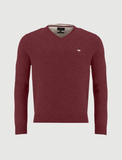 Pullover manica lunga Fynch-hatton - bordeaux
