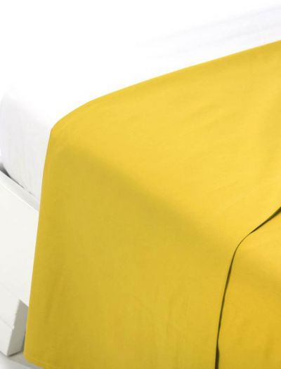 Lenzuola piana 1 piazza Caleffi - giallo