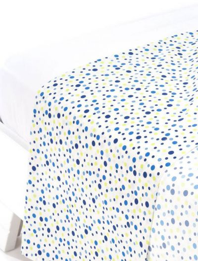 Lenzuola piana 2 piazze Caleffi - blu