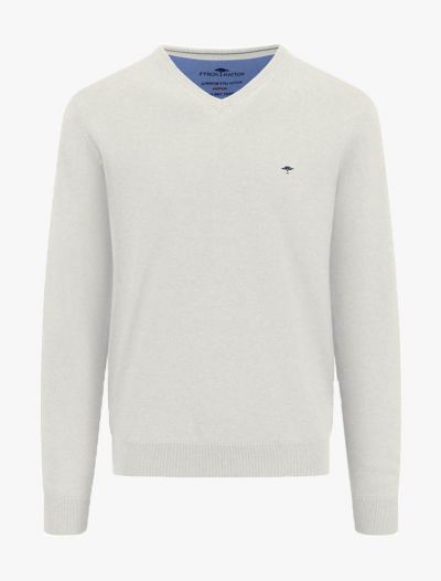 Maglia manica lunga casual Fynch-hatton - gesso