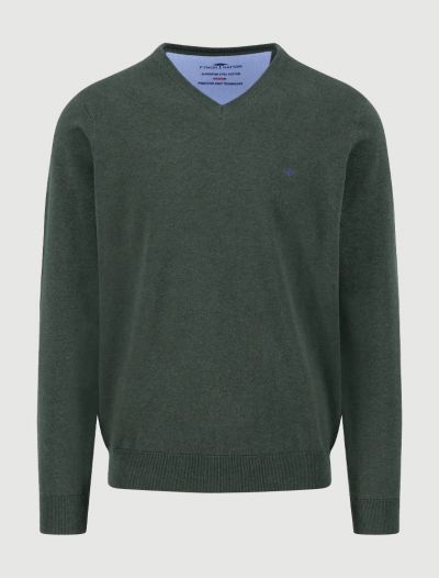 Maglia manica lunga casual Fynch-hatton - pino