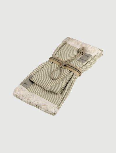 Completo asciugamani Fazzini - verde