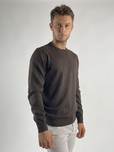 Maglia manica lunga casual Fynch-hatton - cioccolato