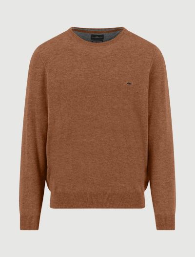 Maglia manica lunga casual Fynch-hatton - cammello
