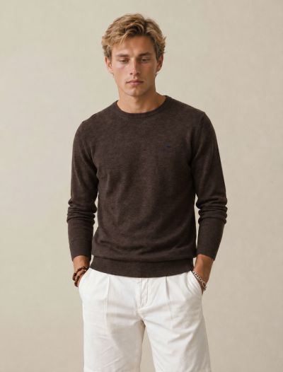 Maglia manica lunga casual Fynch-hatton - terra