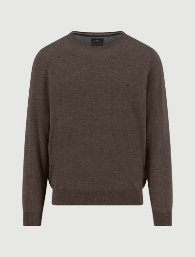 Maglia manica lunga casual Fynch-hatton - cioccolato