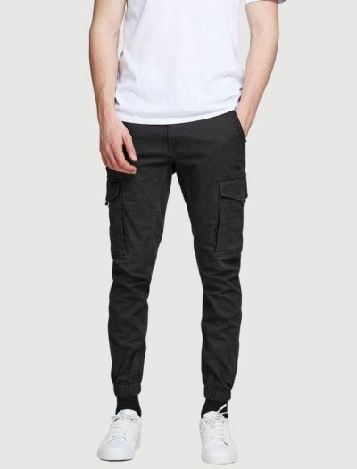 Pantalone casual Jack & Jones - black