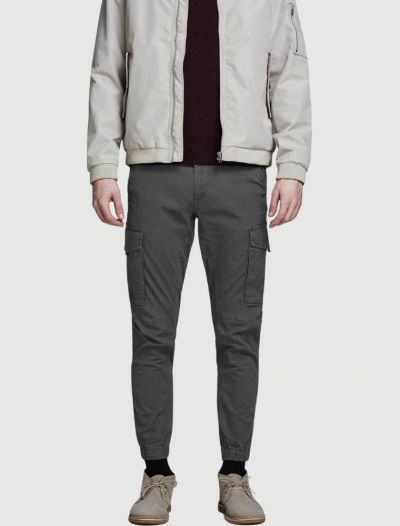 Pantalone casual Jack & Jones - asfalto