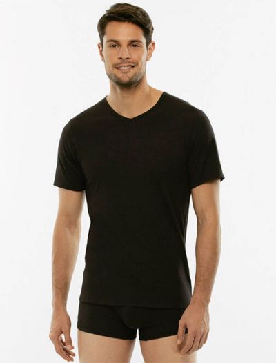 Maglia manica corta in cotone Lvb Man - nero