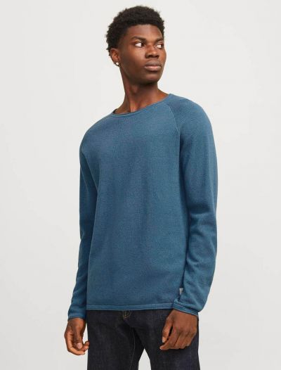 Maglia manica lunga Jack & Jones - petrolio