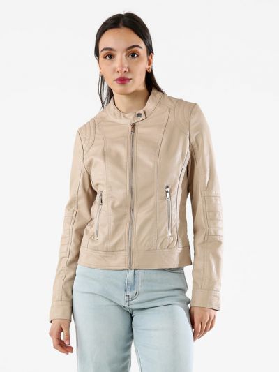 Giubbino ecopelle Only - corda