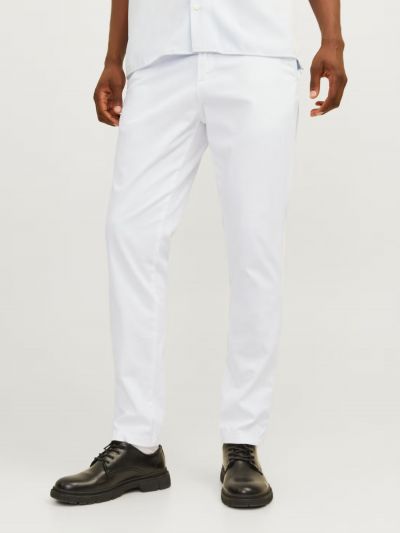 Pantalone casual Jack & Jones - white