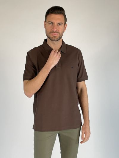 Polo manica corta Fynch-hatton - cioccolato