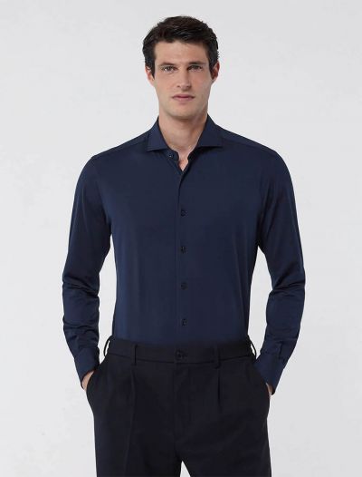 Camicia manica lunga Xacus - blu