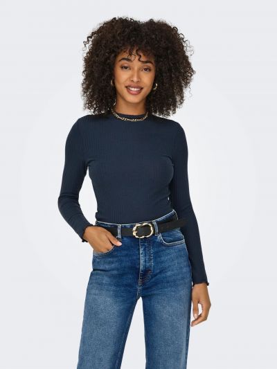 Maglia manica lunga Only - blu scuro