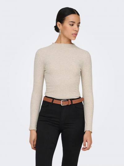 Maglia manica lunga Only - pumice stone