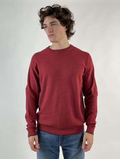Maglia manica lunga casual Fynch-hatton - mattone