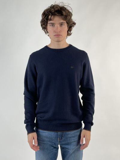 Maglia manica lunga casual Fynch-hatton - navy