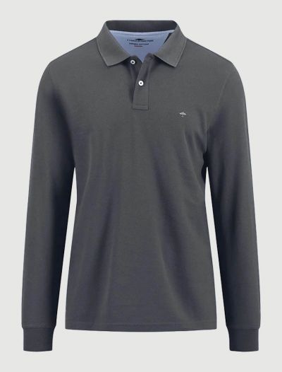 Polo manica lunga Fynch-hatton - grigio