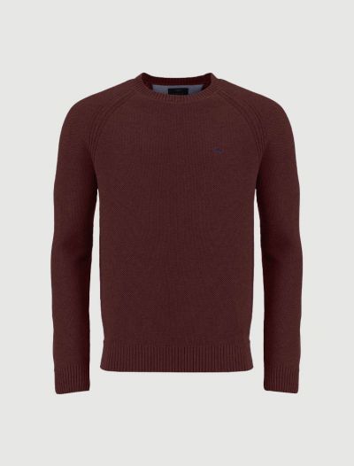 Maglia manica lunga casual Fynch-hatton - bordeaux
