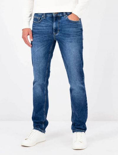 Pantalone jeans Fynch-hatton - blu medio