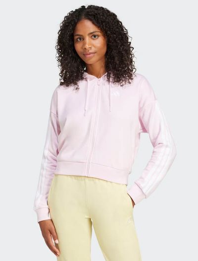 Felpa sportiva aperta Adidas - rosa