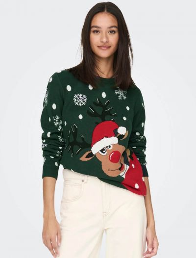 Maglia manica lunga Jdy - green