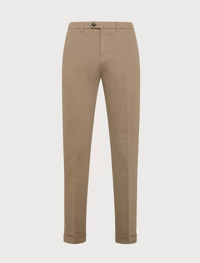 Pantalone cotone Seventy - beige