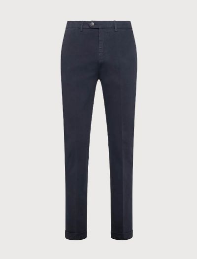 Pantalone cotone Seventy - blu