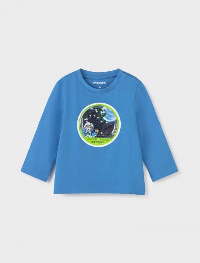 T-shirt manica lunga Mayoral - indaco