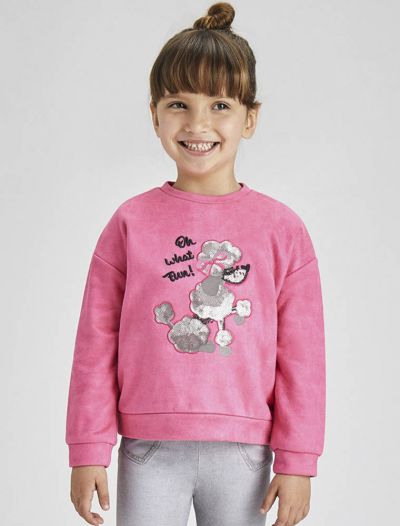 Maglia in felpa Mayoral - fuxia