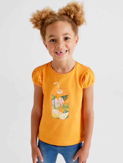 T-shirt manica corta Mayoral - zucca