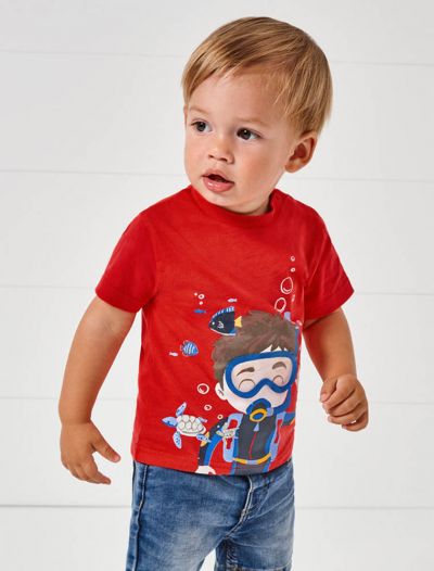 T-shirt manica corta Mayoral - anguria