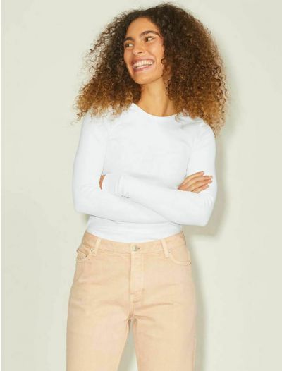 Maglia manica lunga Jjxx - bright white
